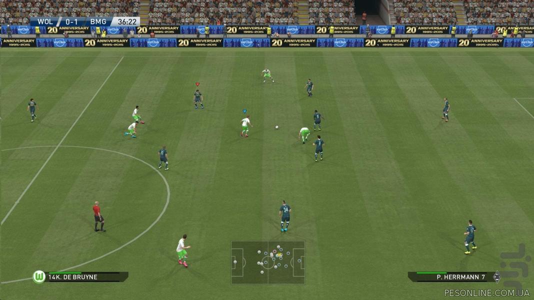 فوتبال pes2016 اچ دی - Gameplay image of android game