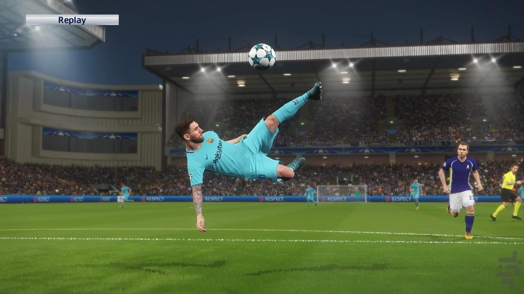 فوتبال pes۲۰۱۸ اچ دی - عکس بازی موبایلی اندروید