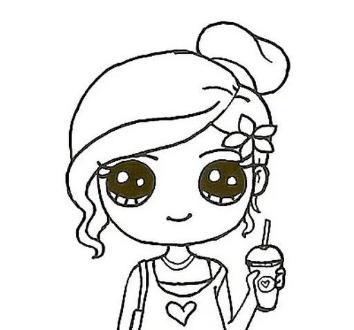 How To Draw Cute Girls - عکس برنامه موبایلی اندروید
