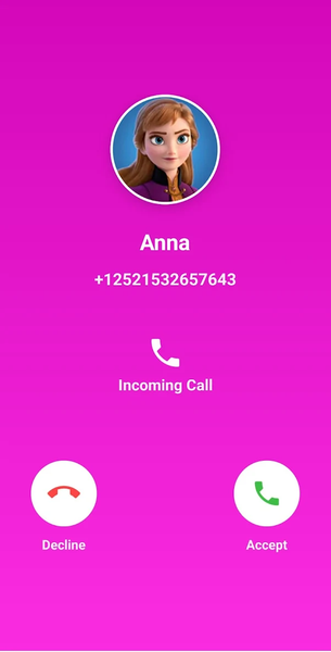 call and chat with Elsa - Image screenshot of android app