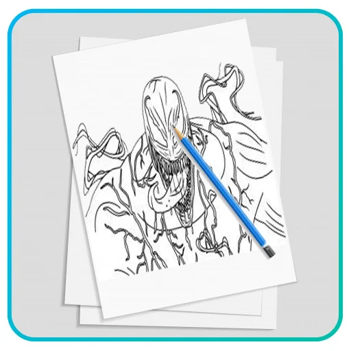 How To Draw Superhero Venom - عکس برنامه موبایلی اندروید