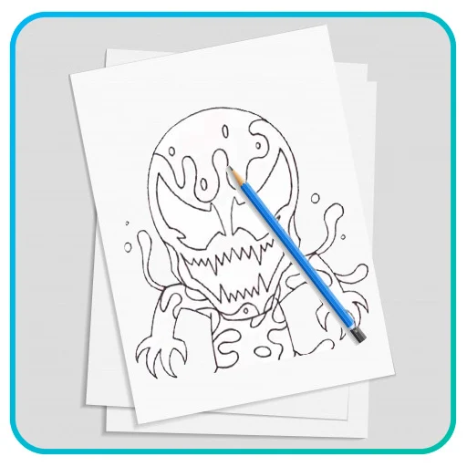 How To Draw Superhero Venom - عکس برنامه موبایلی اندروید