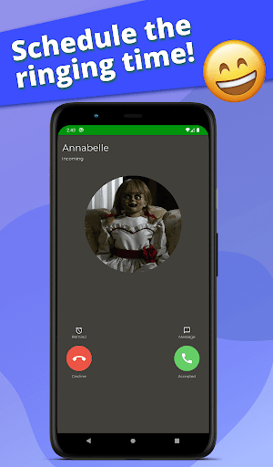 Fake prank call Annabelle - Image screenshot of android app