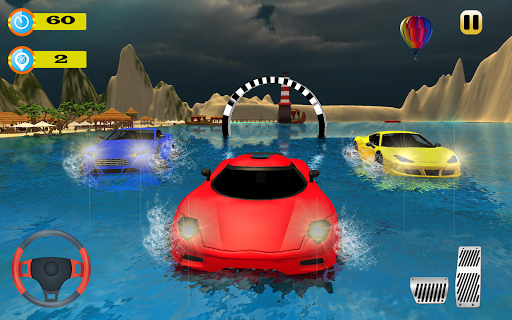 Beach Water Surfing Car Games - عکس برنامه موبایلی اندروید