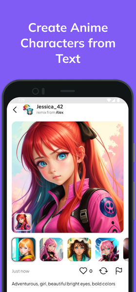 Annie's Anime: AI Art Generate - Image screenshot of android app