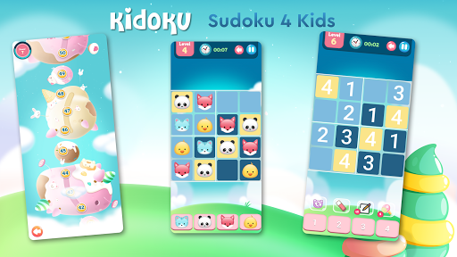 Kidoku – Kids Sudoku Puzzle - Gameplay image of android game