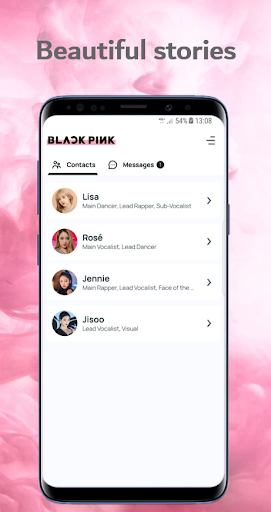Blackpink Chat! Messenger Simu - Gameplay image of android game
