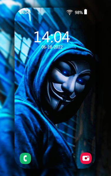 Anonymous wallpaper - عکس برنامه موبایلی اندروید