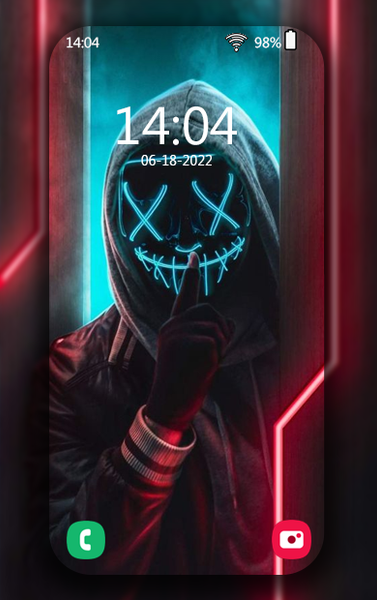 Anonymous wallpaper - عکس برنامه موبایلی اندروید