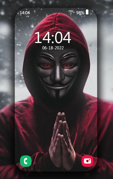 Anonymous wallpaper - عکس برنامه موبایلی اندروید