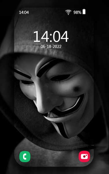 Anonymous wallpaper - عکس برنامه موبایلی اندروید