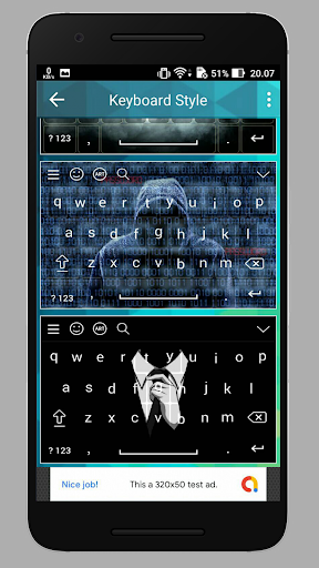 Hacker Keyboard Themes - عکس برنامه موبایلی اندروید