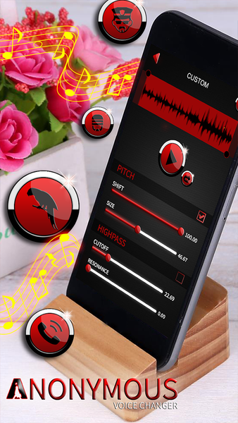 Anonymous Voice Changer - عکس برنامه موبایلی اندروید