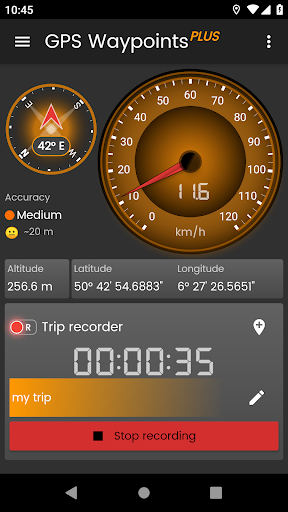 GPS Waypoints + Recorder - عکس برنامه موبایلی اندروید