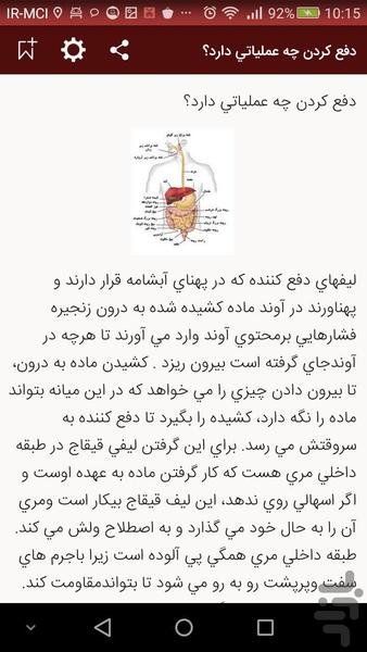 درمان طبیعی بیماری مری ومعده - عکس برنامه موبایلی اندروید