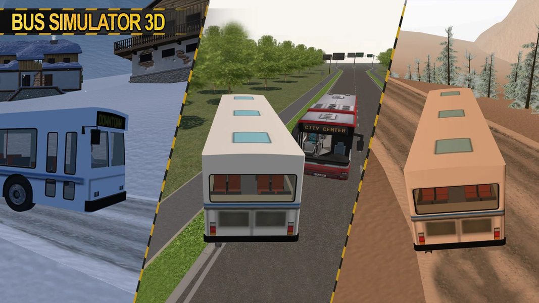 Bus Simulator 3D - Gameplay image of android game