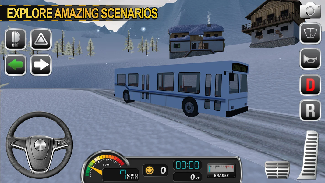 Bus Simulator 3D - Gameplay image of android game