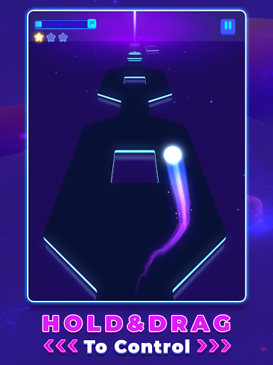 Jump Ball: Tiles and Beats - Gameplay image of android game