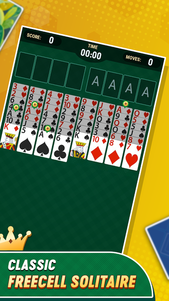 FreeCell Solitaire - Gameplay image of android game