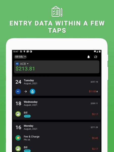 Money Tracker & Budget Planner - عکس برنامه موبایلی اندروید