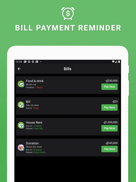 Money Tracker & Budget Planner - عکس برنامه موبایلی اندروید