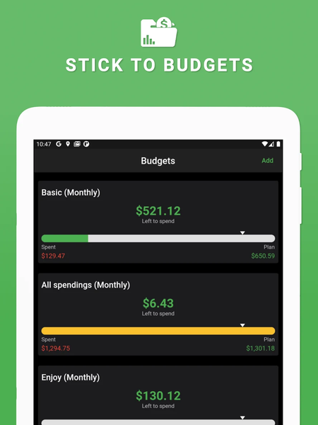 Money Tracker & Budget Planner - عکس برنامه موبایلی اندروید