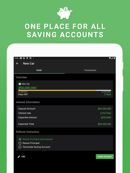 Money Tracker & Budget Planner - عکس برنامه موبایلی اندروید
