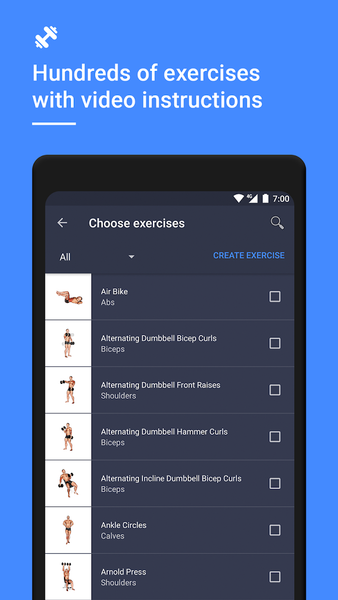 Gym Day: Workout Planner & Log - عکس برنامه موبایلی اندروید