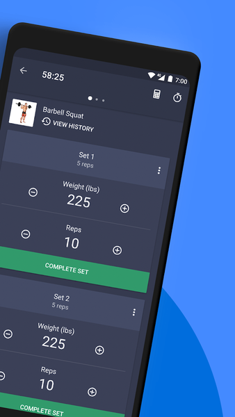 Gym Workout Planner & Tracker - Image screenshot of android app
