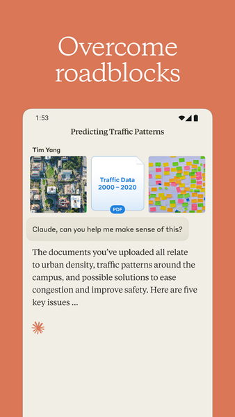 Claude by Anthropic - عکس برنامه موبایلی اندروید