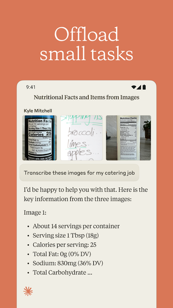 Claude by Anthropic - عکس برنامه موبایلی اندروید