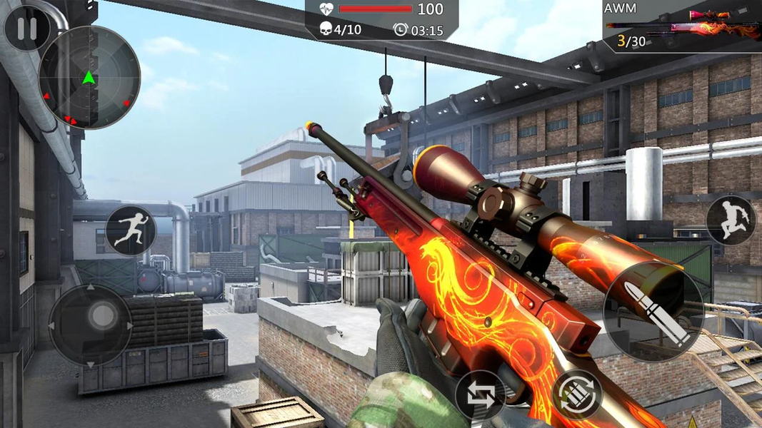 Gun Ops : Anti-Terrorism Commando Shooter - Gameplay image of android game
