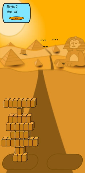 Pyramid Builder - عکس بازی موبایلی اندروید