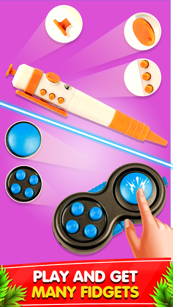 Anti Stress Fidget Toys Pop it - عکس بازی موبایلی اندروید