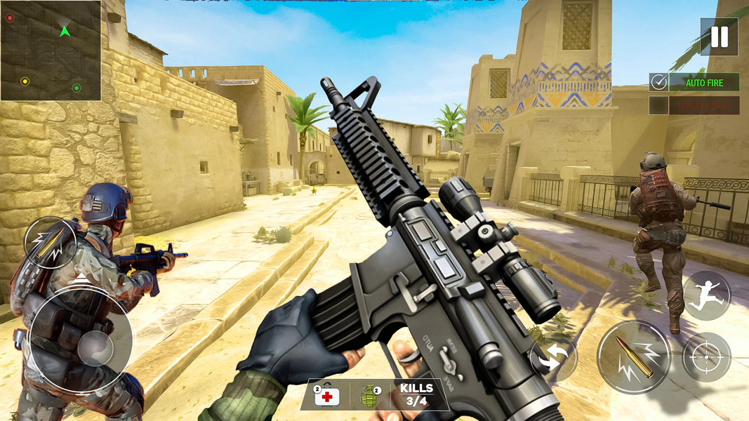 Gun Strike: Shooting Games 3D - Gameplay image of android game