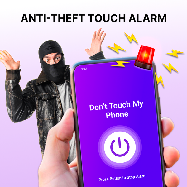 Don't Touch Phone: Anti theft - عکس برنامه موبایلی اندروید