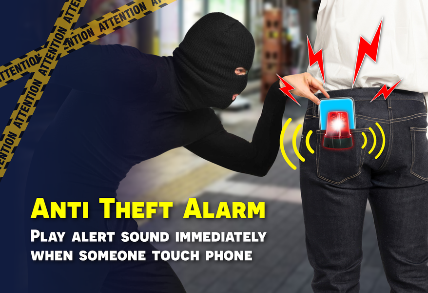 Anti Theft: Don't touch phone - عکس برنامه موبایلی اندروید