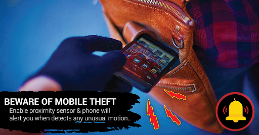 Anti theft Phone Alarm - Image screenshot of android app