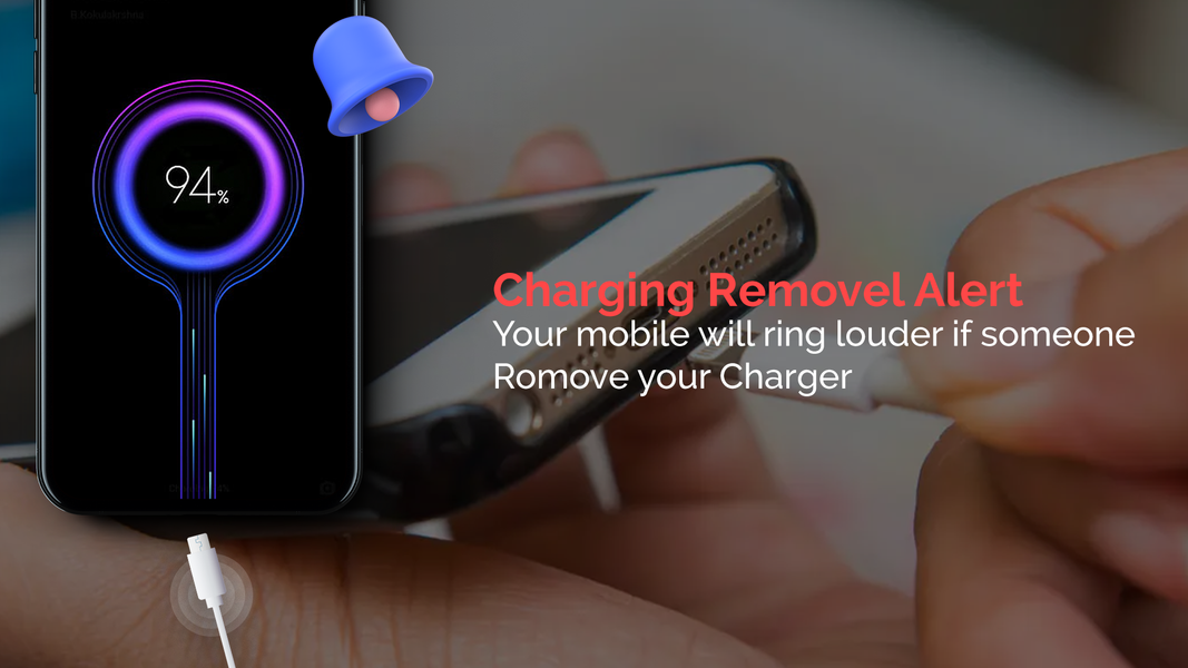 Dont touch my phone Alarm App - عکس برنامه موبایلی اندروید