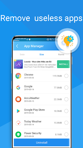 Antivirus - آنتی ویروس، قفل برنامه و خنک کنندهی گوشی - عکس برنامه موبایلی اندروید