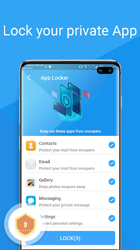Antivirus - آنتی ویروس، قفل برنامه و خنک کنندهی گوشی - عکس برنامه موبایلی اندروید