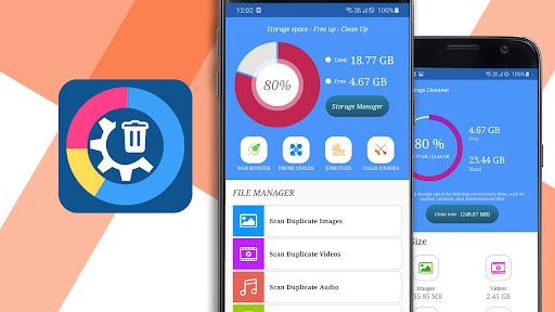 Storage space: Cleanup & Clear - عکس برنامه موبایلی اندروید