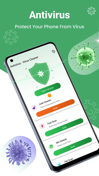 Antivirus - Virus Cleaner - عکس برنامه موبایلی اندروید