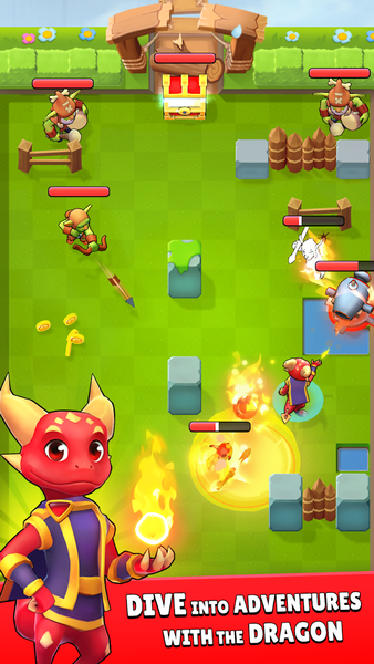 Dragono: Archer's Fire & Magic - Gameplay image of android game