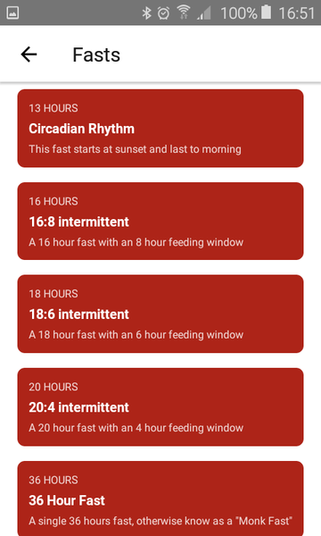AFS Fasting - Image screenshot of android app