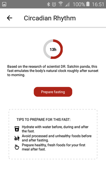 AFS Fasting - Image screenshot of android app