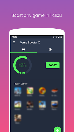 Game Booster X Free: Game Play Optimizer - Image screenshot of android app