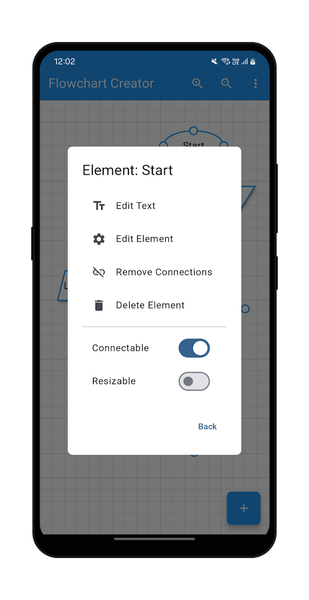 Flowchart Creator - عکس برنامه موبایلی اندروید