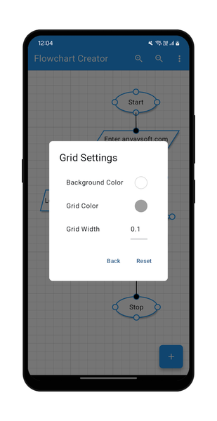 Flowchart Creator - عکس برنامه موبایلی اندروید