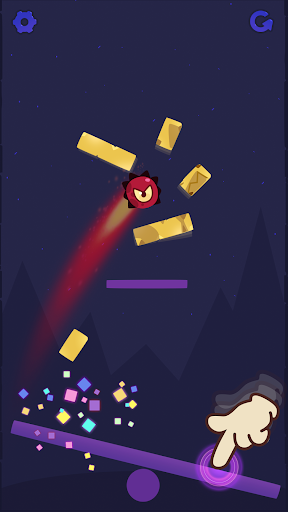 Bouncy Catapult King - Gameplay image of android game